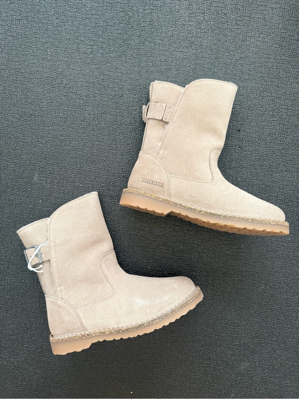 Birkenstock. Uppsala Shearling Boot. Gray Taupe.